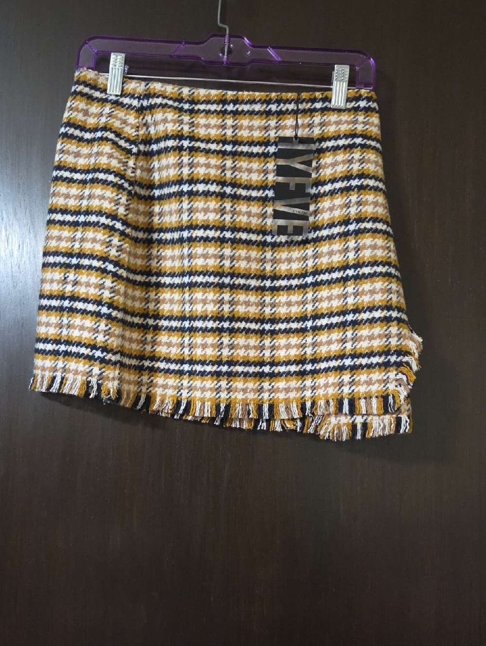 Hyfve mini Skirt black/yellow  Small